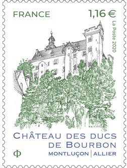 Timbre Château des Ducs de Bourbon
